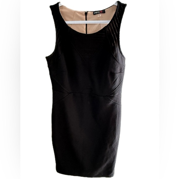 Black Sleeveless Sheath Mini Dress - Picture 1 of 6